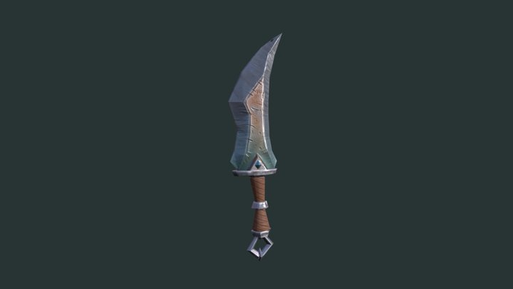 Stylized sword 3D Model
