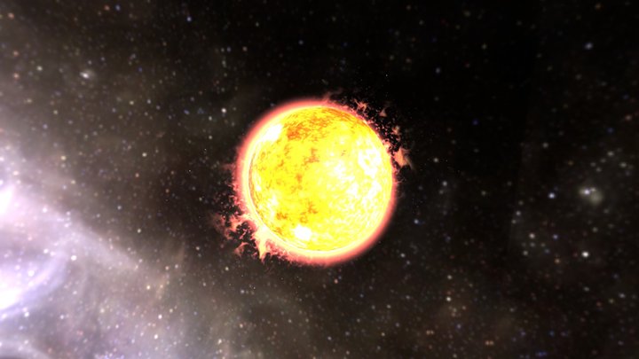 Low-Poly Sun 3D Model (NASA Textures) 3D Model