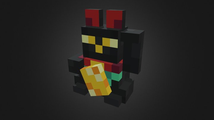 Maneki Neko 3D Model