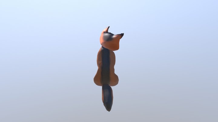 Fox Export Low 3D Model