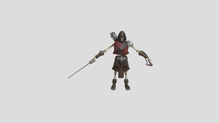 Monster_ Skeleton_ Archer_ Vari01 King's raid