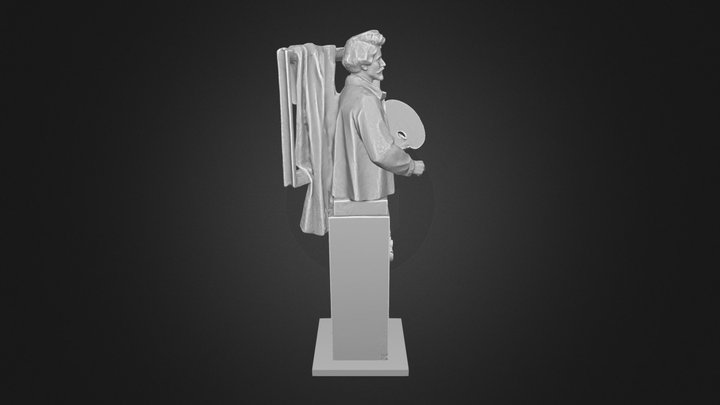 Илья Ефимович Репин 3D Model
