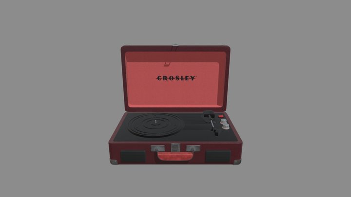 Crosplay Record Player 3D Model