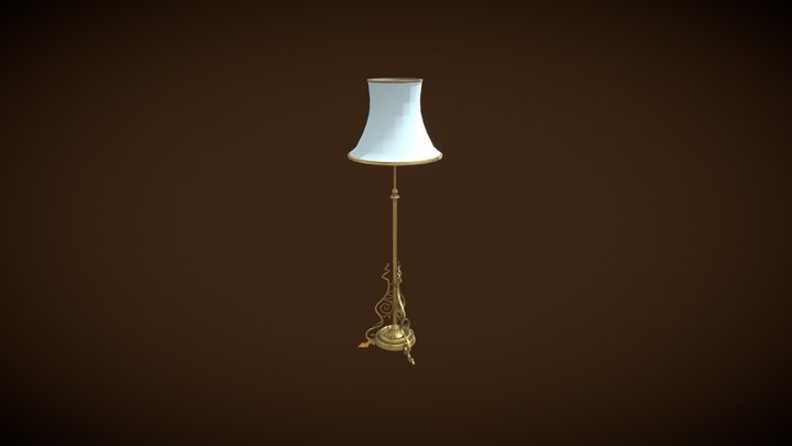 Victorian Lamp 3D Model
