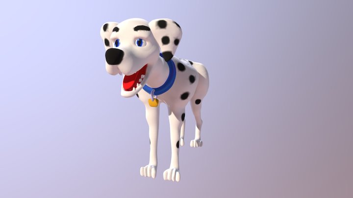 Peggy Dog Disney 3D Model