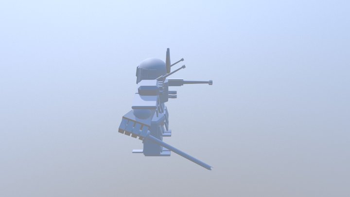 Samurai mech 3D Model