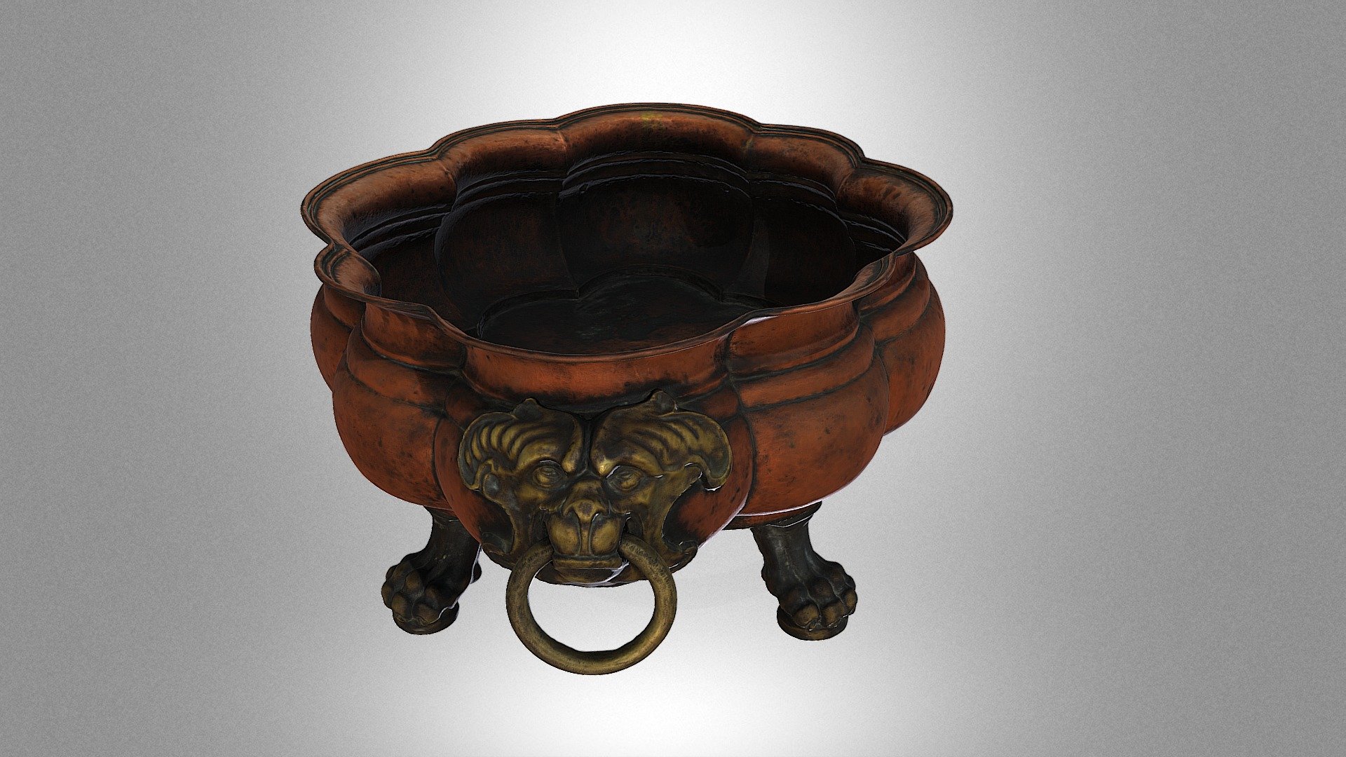 A vessel for washing feet