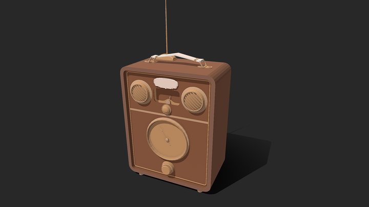 Radio 3D Model