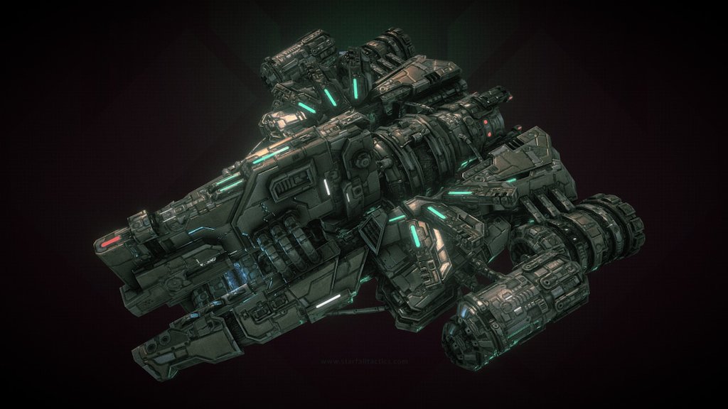 Starfall Tactics — Hecate Deprived carrier - 3D model by Snowforged ...