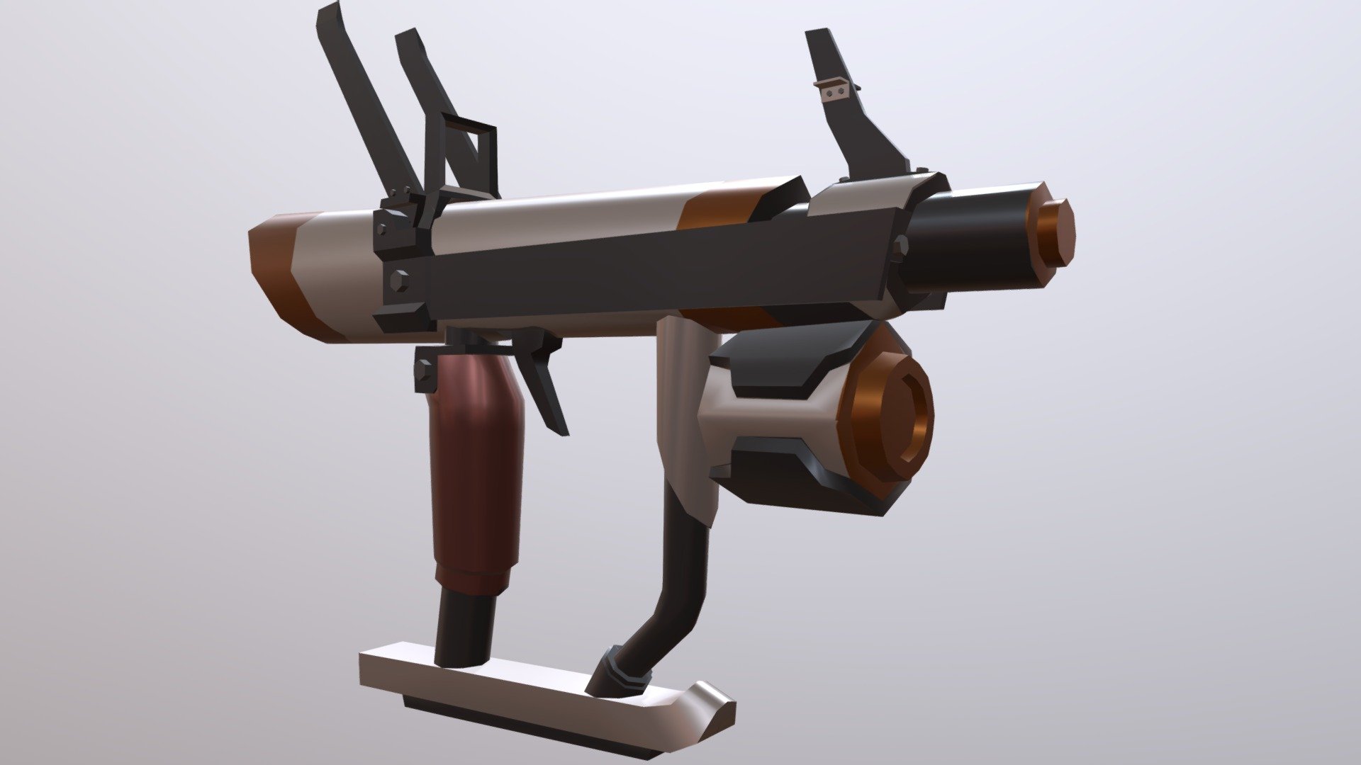 Mufid Gun (v3, colorblocked) - 3D model by elysseeum [ee49f0e] - Sketchfab