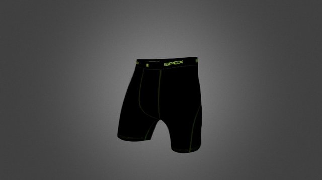 Boxer Shorts 3D Model