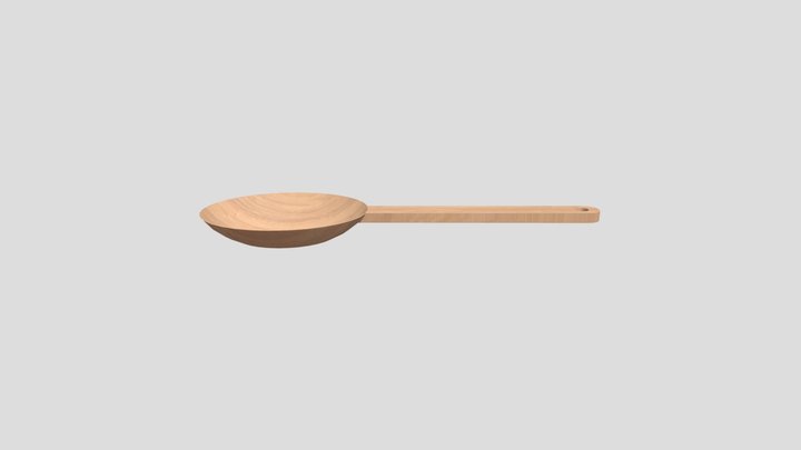 Wooden spoon – Free 3D Model STL
