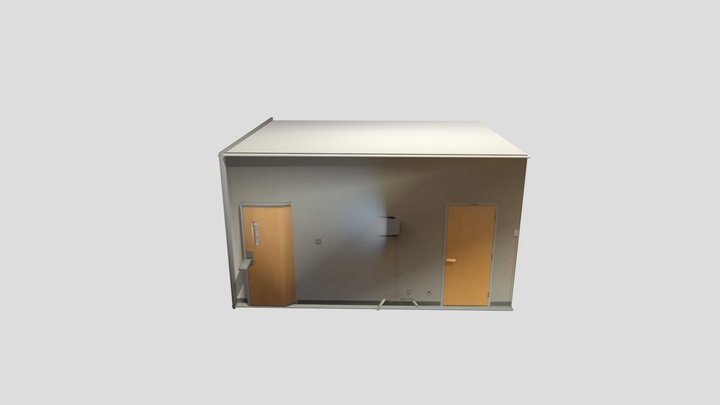 Photogrammetry Room and Person 3D Model