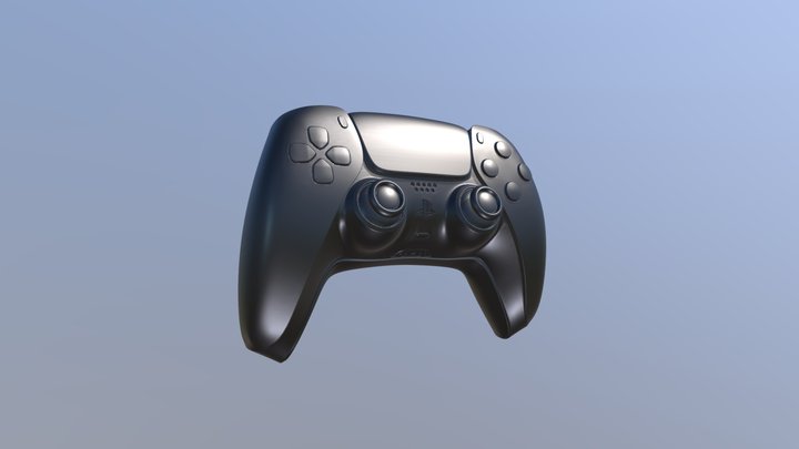 black Dualsense controller – Modèle 3D gratuit STL