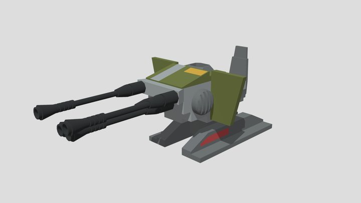 HALO MEGA UNSC Talos Weapon Station (Legacy) 3D Model