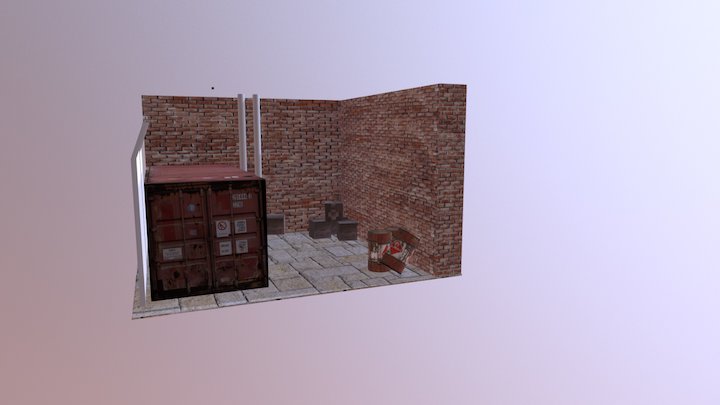 Donker Steegje 3D Model