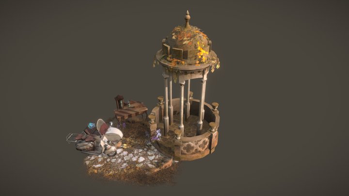 DAE 5 Finished props - Grandma's House 3D Model