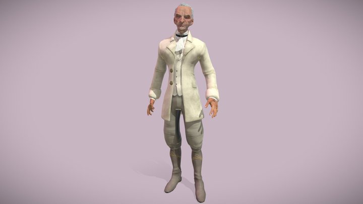 Barrister Arnold (Dishonored style character) 3D Model