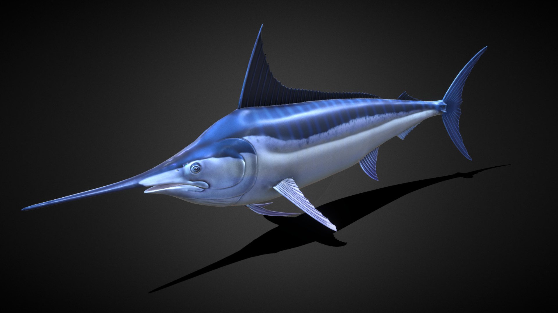 Simulierter Seefisch 3D Realistische Gefüllte Fische Home Crafts Toy 