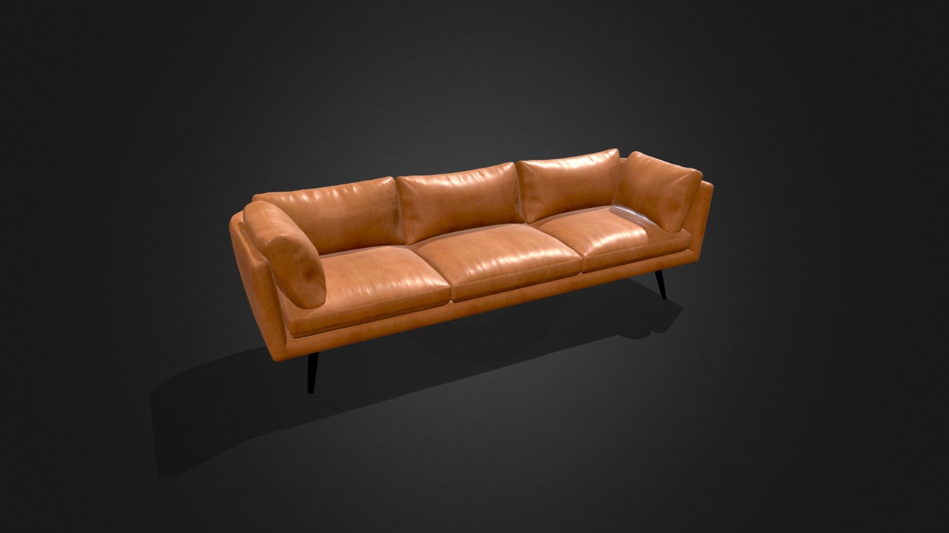 Sofa jazz da cognac