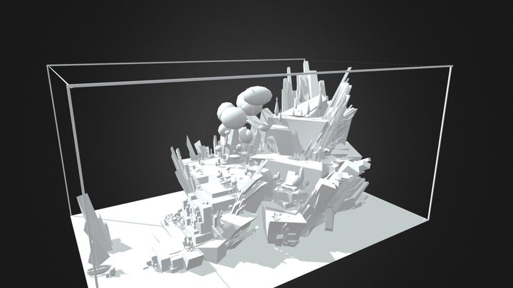 Maquette Echelle 3D Model