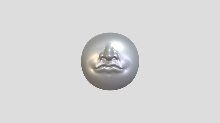 Mouth and Nose Mesh Base 3D Model