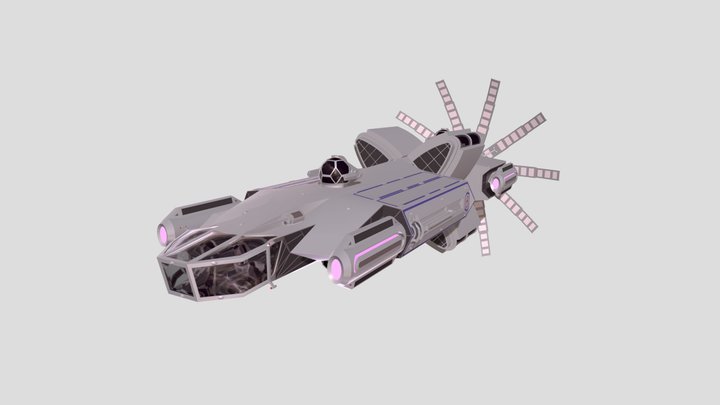 Raumschiff_VR 3D Model