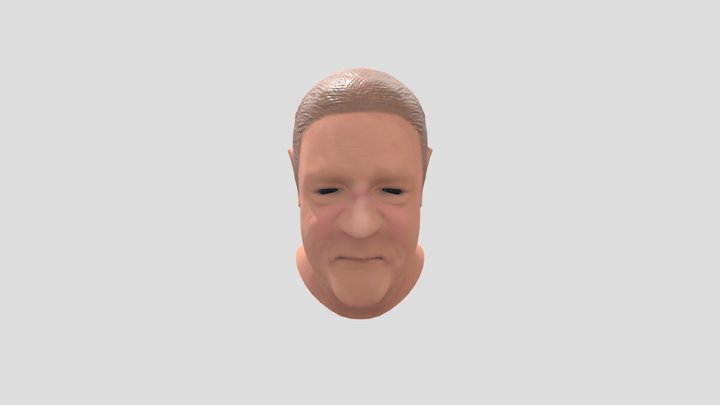 Face Bust 3D Model