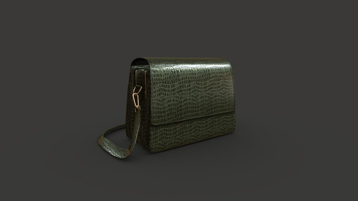 Leather Bag 3D Model