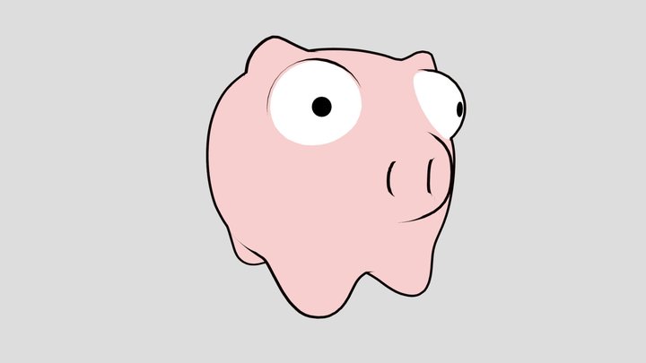 ZIM PIG 3D Model