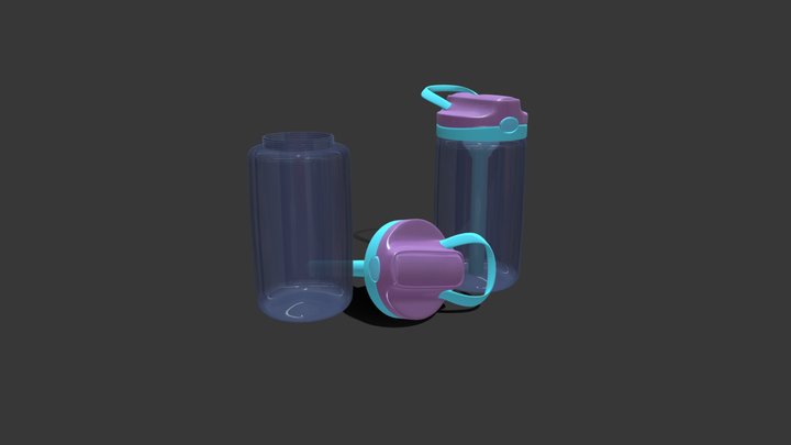 Water bottle 3D Model