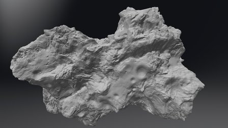 Asteroid Main02 3D Model