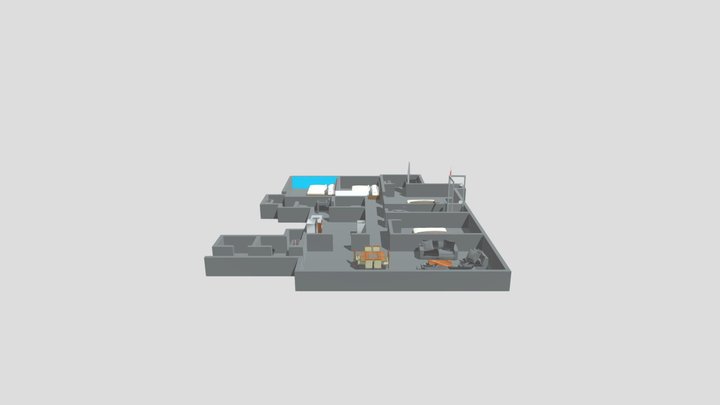 Torres del Poeta Depto 4D Superficie: 163.93 m2 3D Model