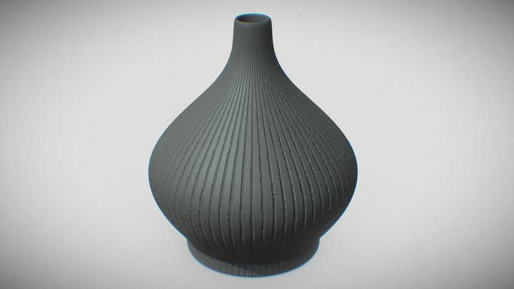 Some black vase 3D Model