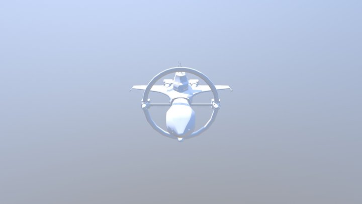 Space Sub Ship 3D Model