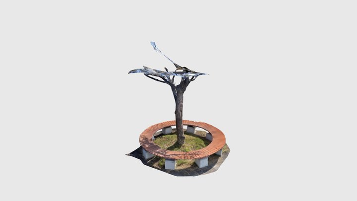 ベンチ 3D Model