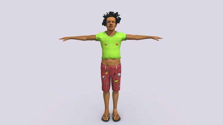 T-pose 3D models - Sketchfab