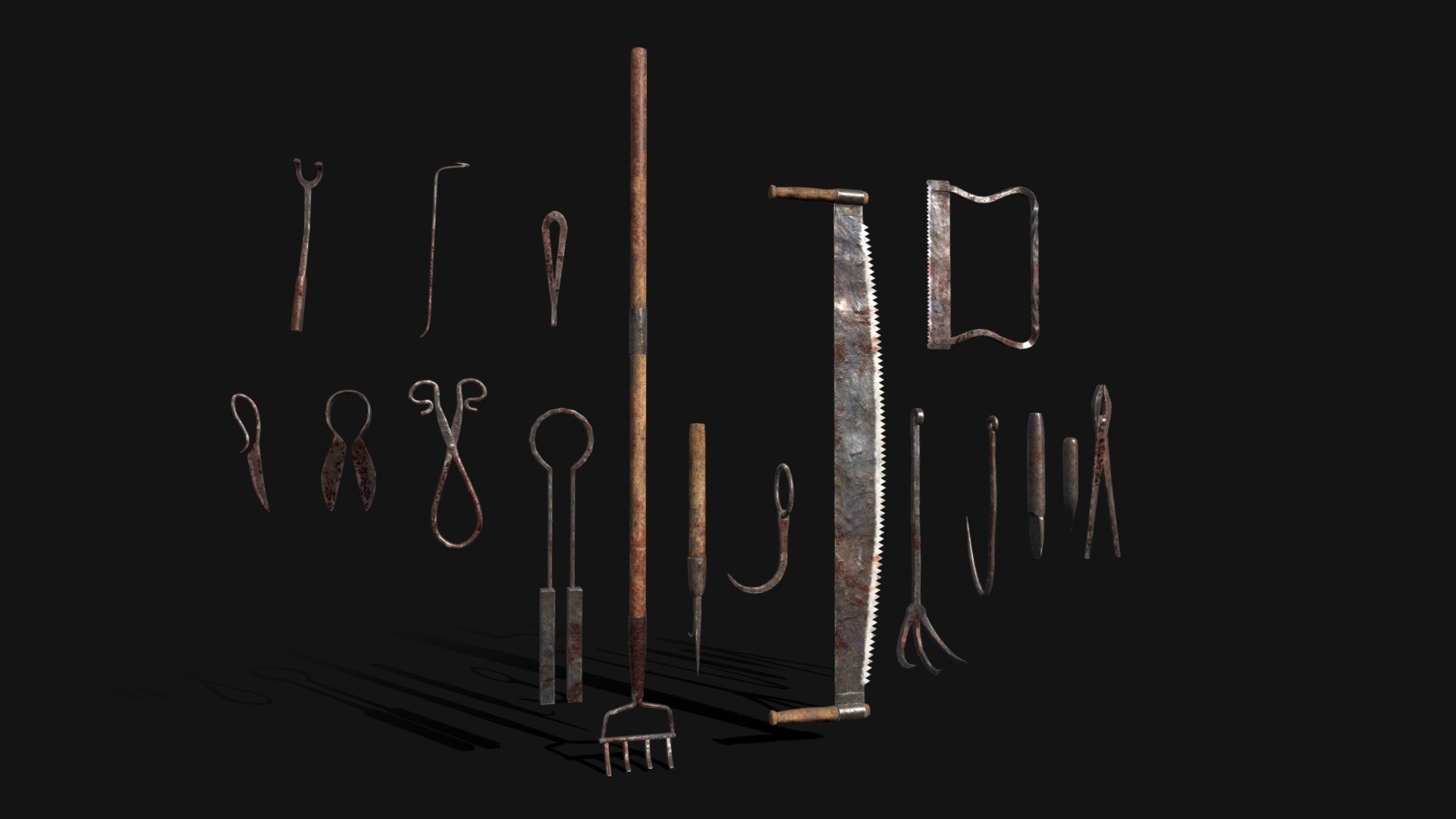 Torture Tools Pack - Buy Royalty Free 3D model by Clockwork Creations ...