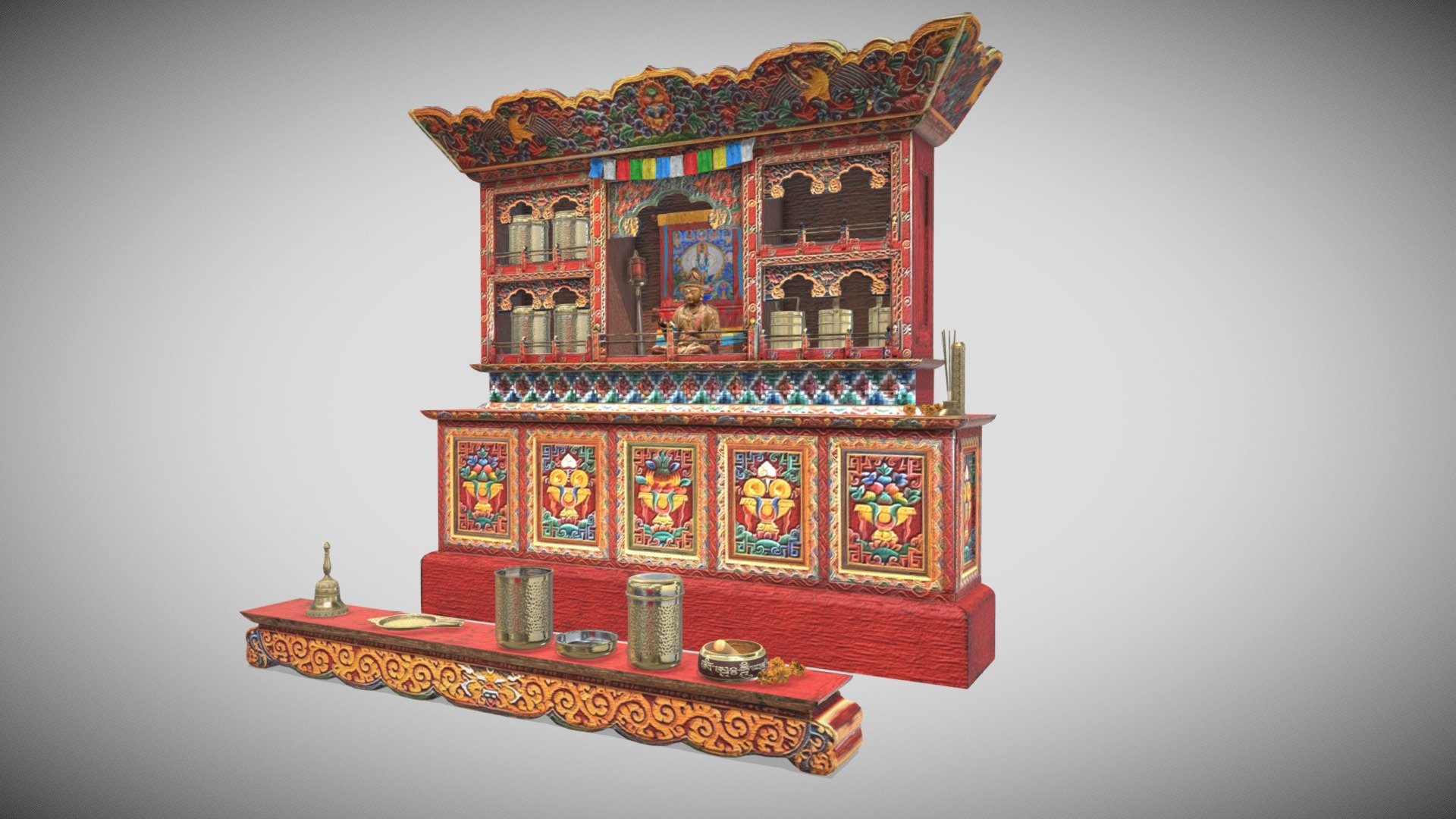 Gompa_Rack_Farcito - Buy Royalty Free 3D Model By Francesco Coldesina ...