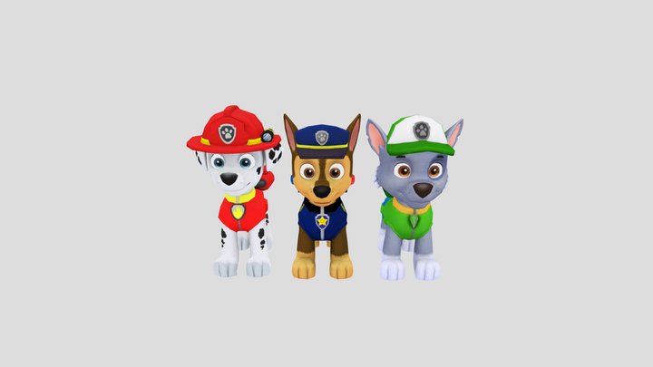 Paw Patrol - A 3D model collection by baughb - Sketchfab
