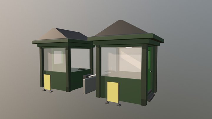 Ticketbooth 3D Model