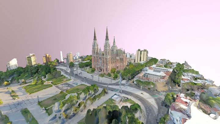 Catedral de La Plata 3D Model