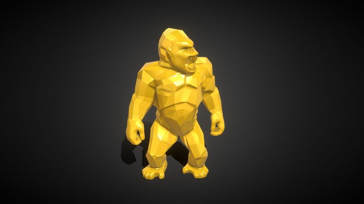 Polyart Kong 3D Model