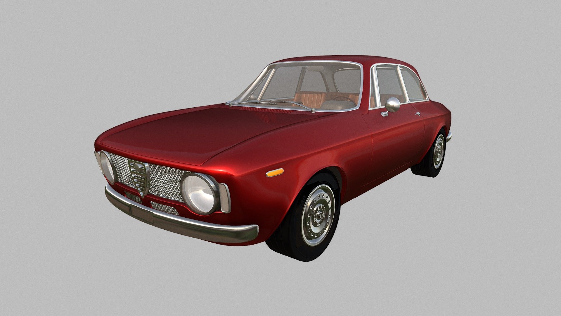 Alfa Giulia GTA - 1965 | Free Download - 3D model :: Behance