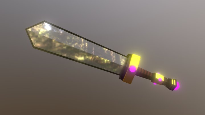 Stylized Sword 01 3D Model