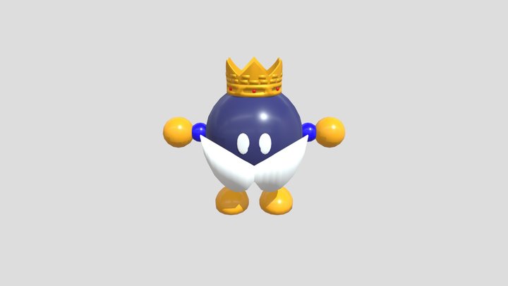 Render96 King Bomb-omb 3D Model