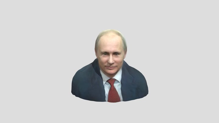 Vladamir Putin 2_0 Bust Mobile 3D Model