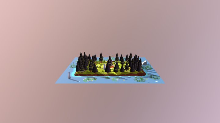 Christmas Island 3D Model