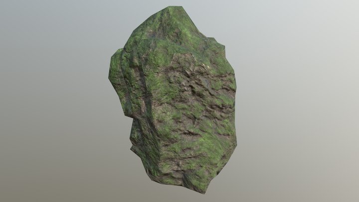 Low Poly Rock 1 3D Model