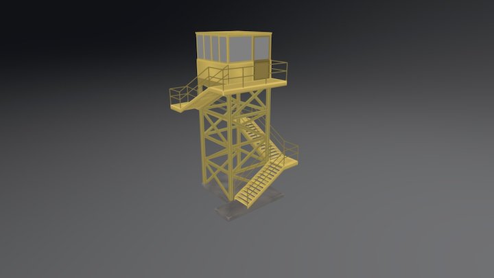 Lv2-watchtower 3D Model
